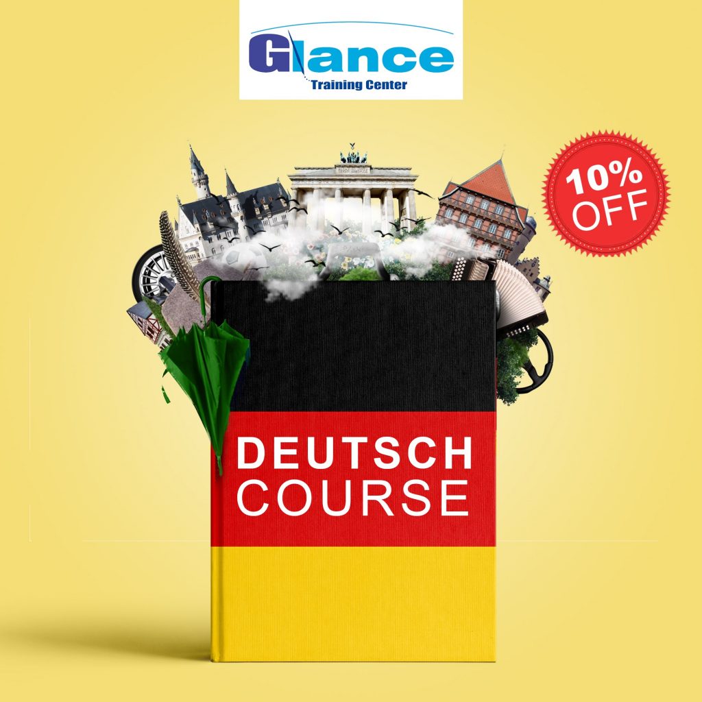 glance german course ad