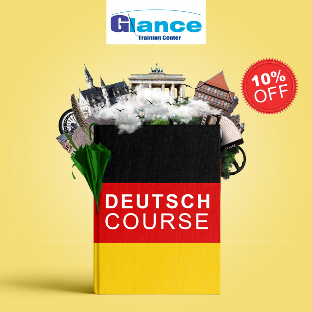 glance german course ad